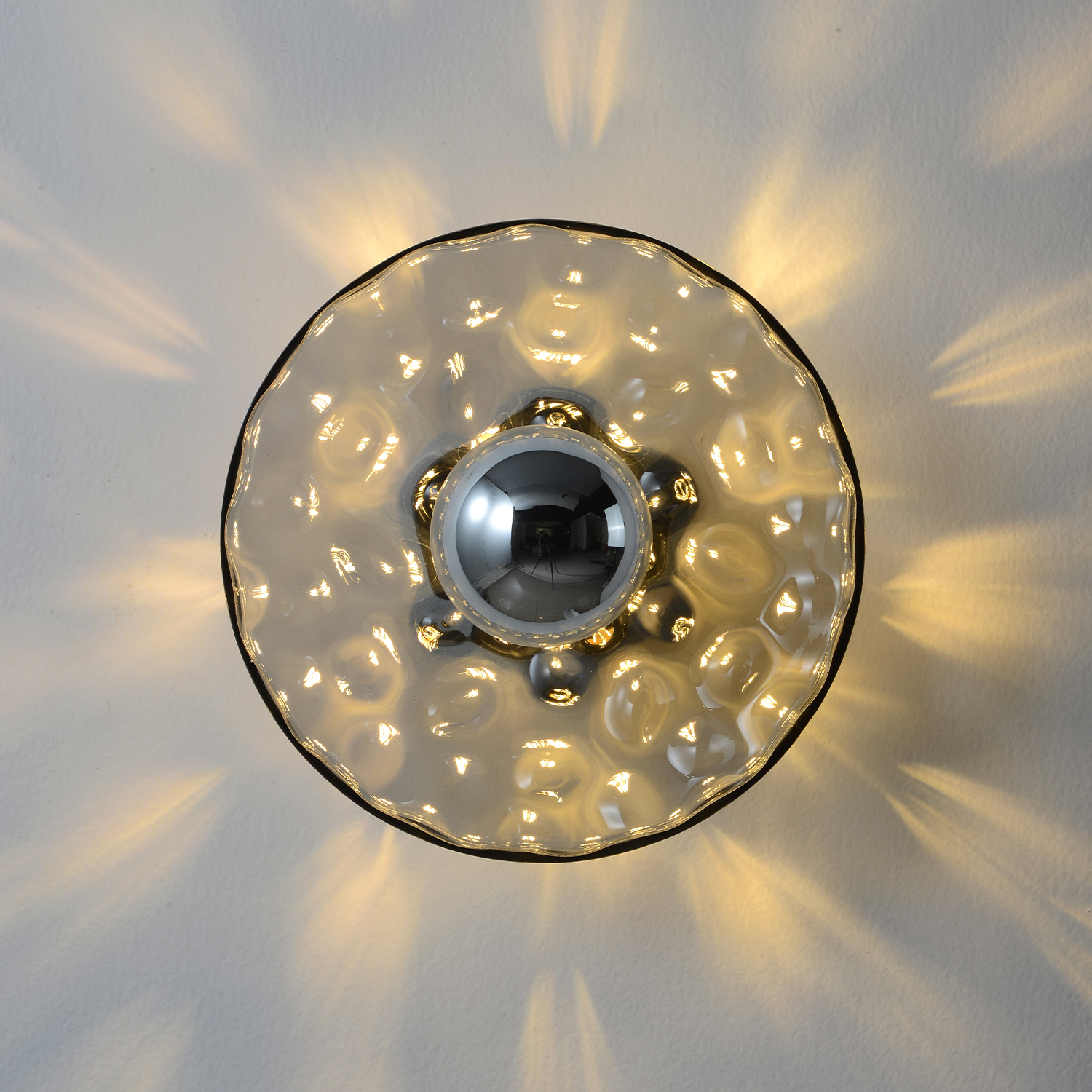 Бра crystal lux pearl ap1 smoke