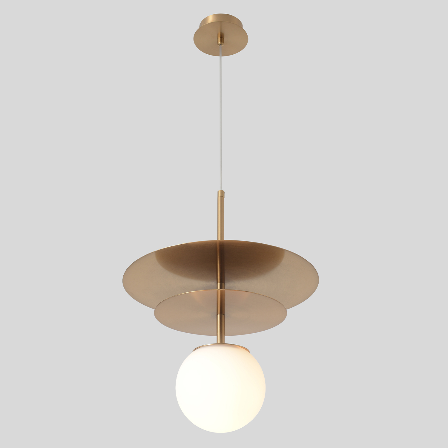 Светильник подвесной crystal lux uva sp1.2 brass