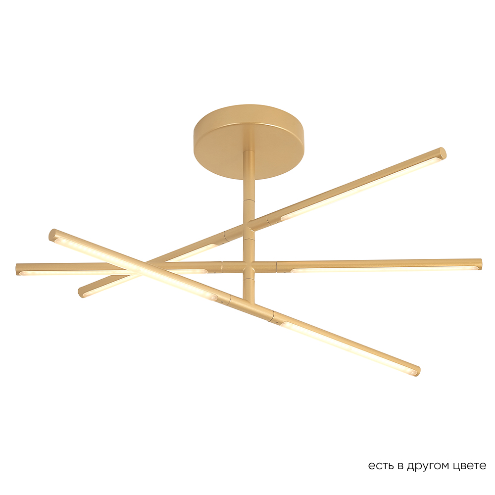 Светильник потолочный crystal lux largo pl32w d730 gold
