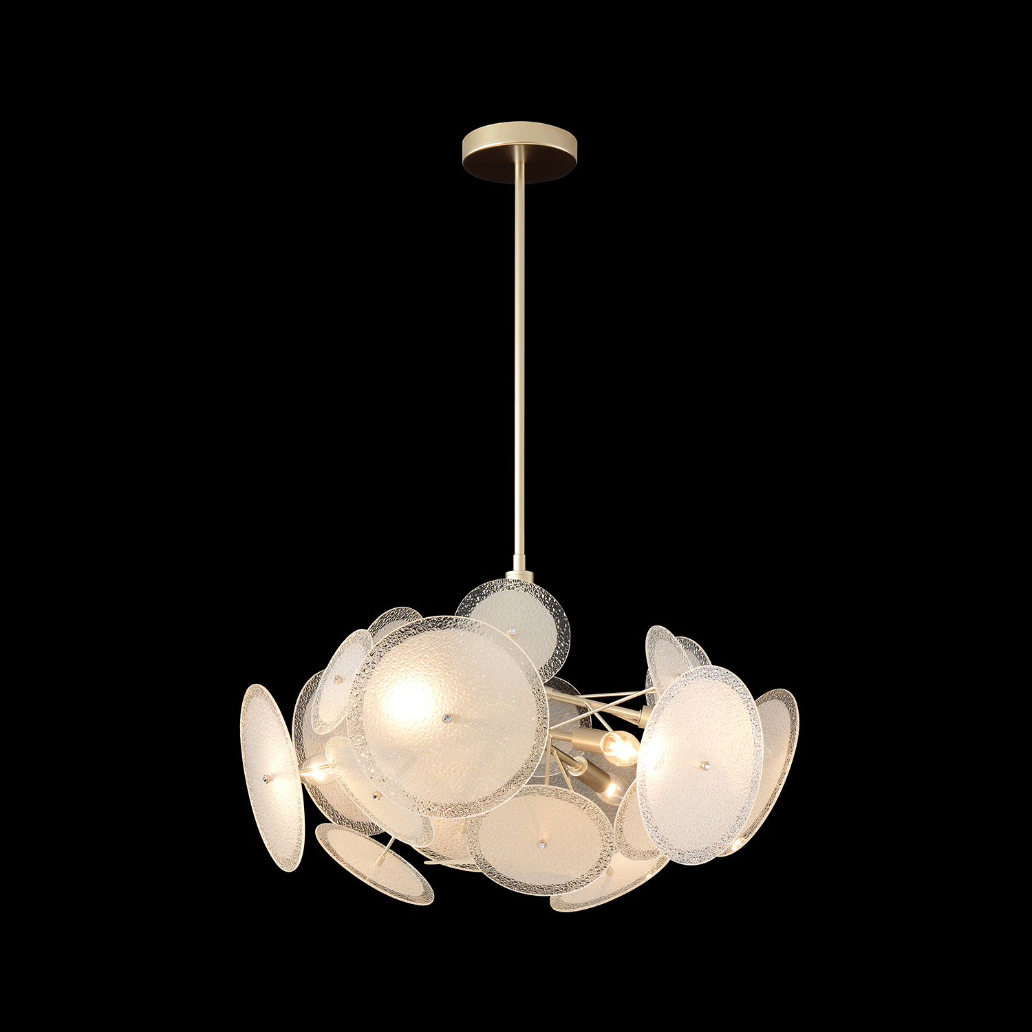 Люстра crystal lux dandelion sp6 gold