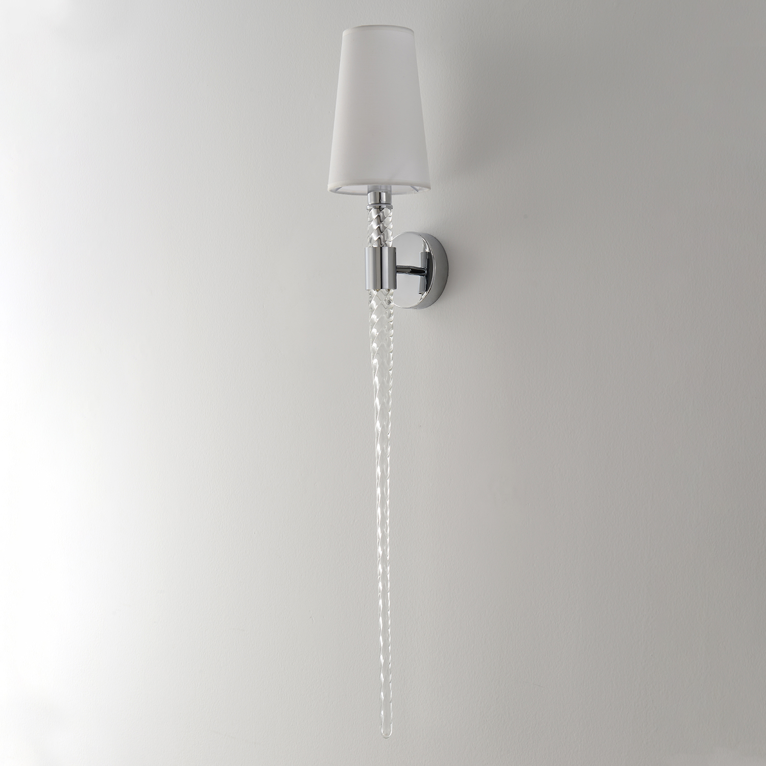 Бра crystal lux luminous ap1 chrome