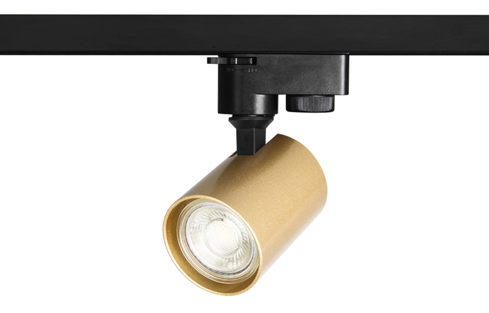 Светильник трековый однофазный crystal lux clt 0.31 001 60 bl-go