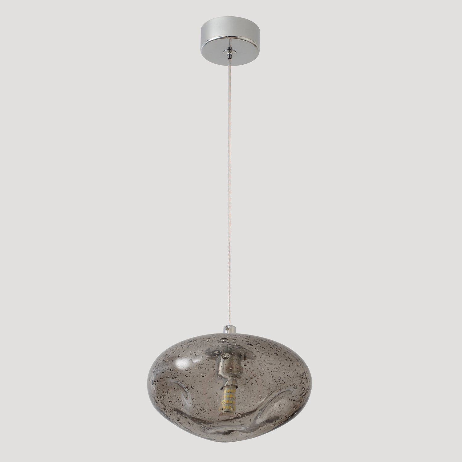 Светильник подвесной crystal lux formless sp1 smoke