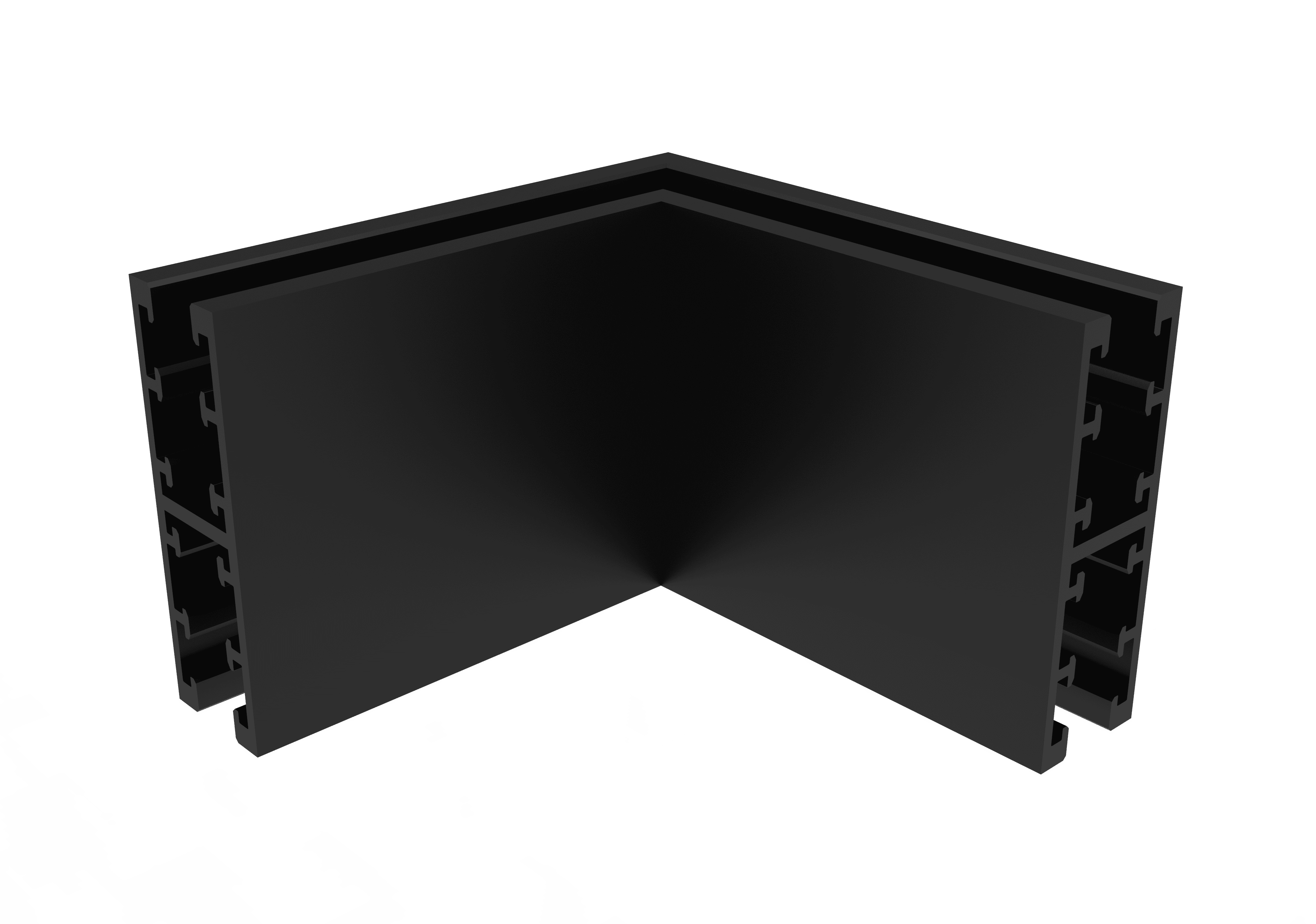 Соединитель для магнитного двустороннего шинопровода угловой crystal lux clt 0.226 04 bl