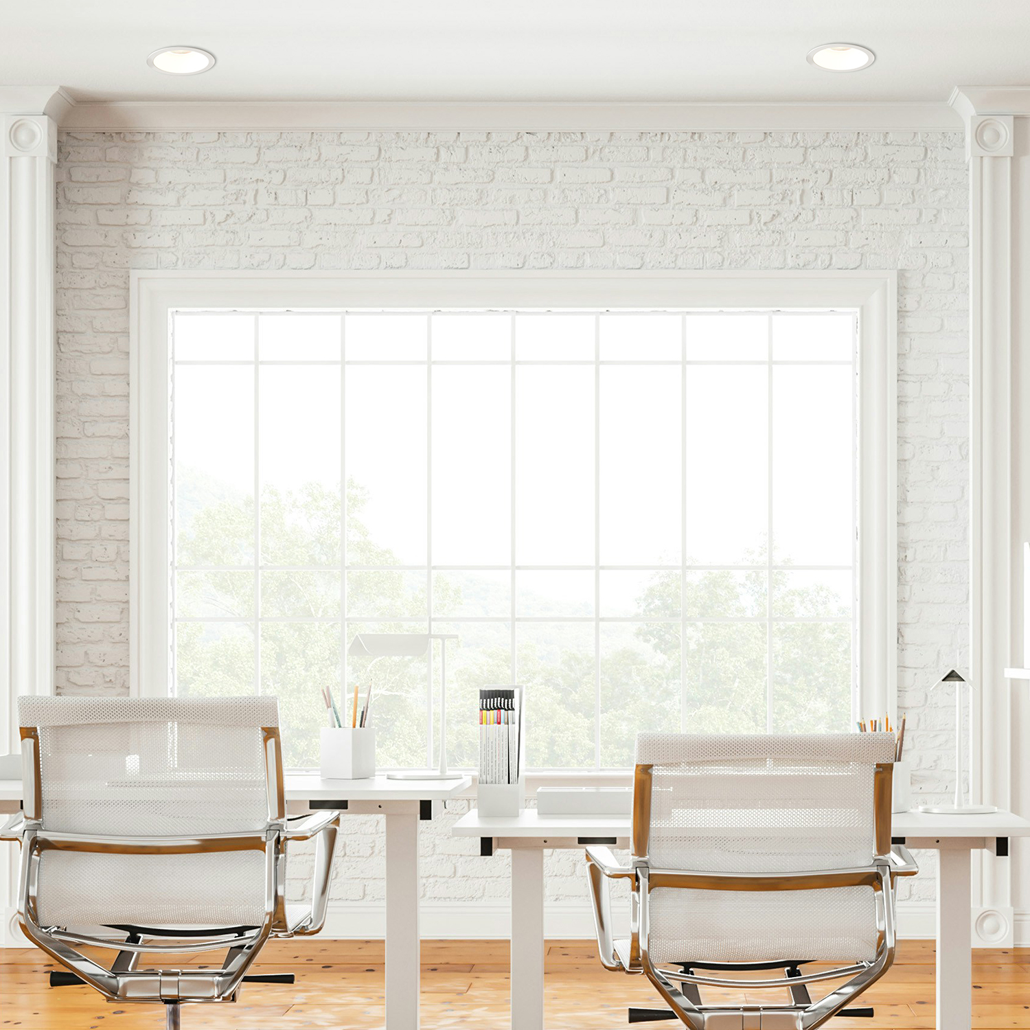 Светильник встраиваемый crystal lux clt 008c83 wh 4000k ip54