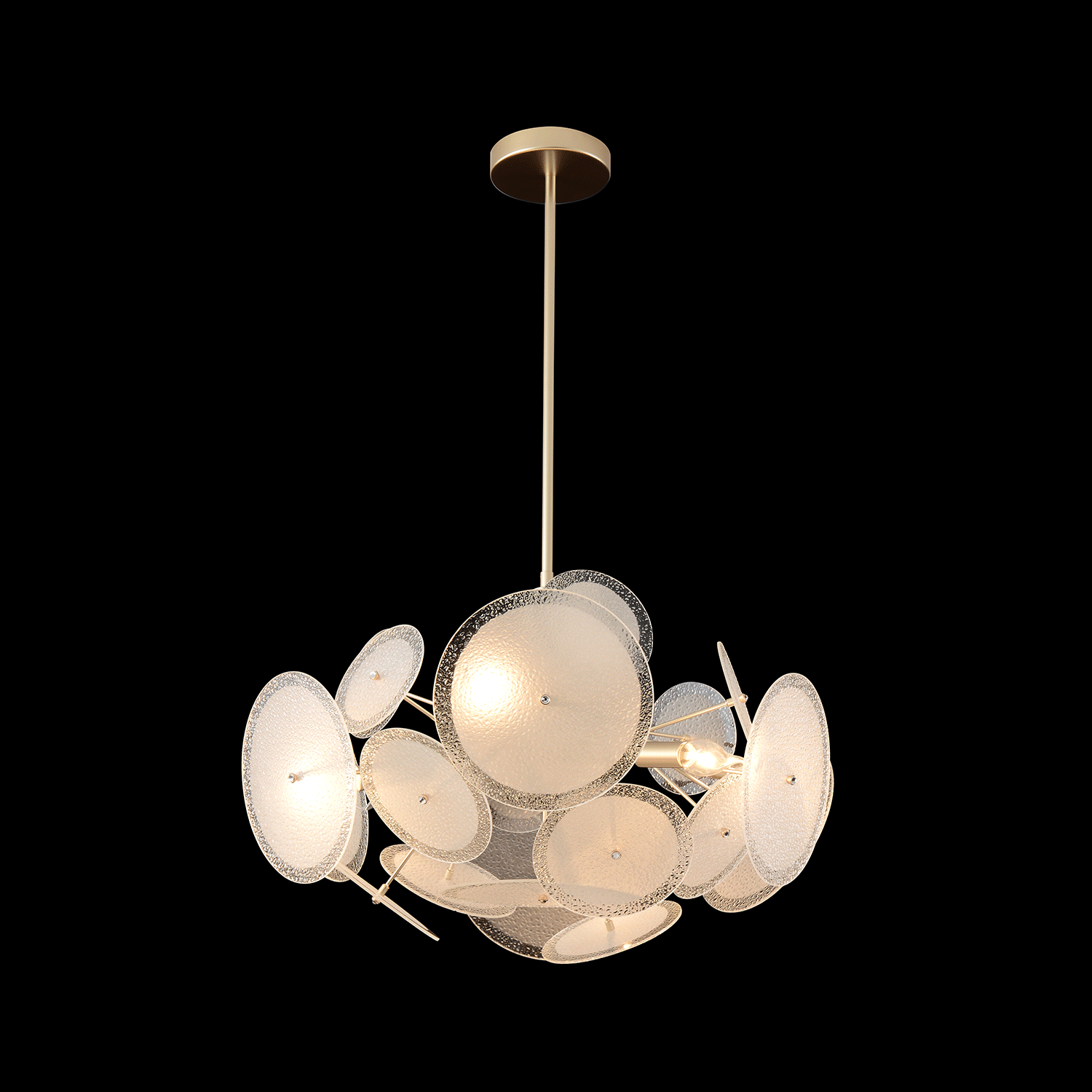 Люстра crystal lux dandelion sp6 gold