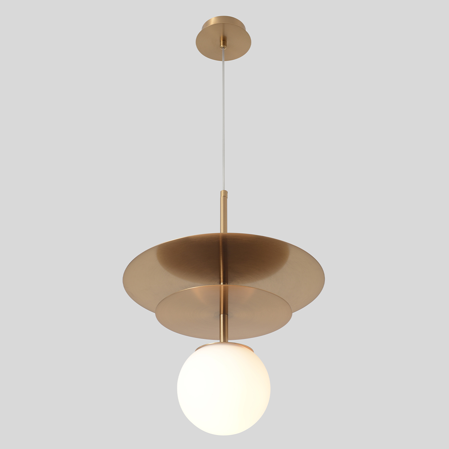 Светильник подвесной crystal lux uva sp1.2 brass