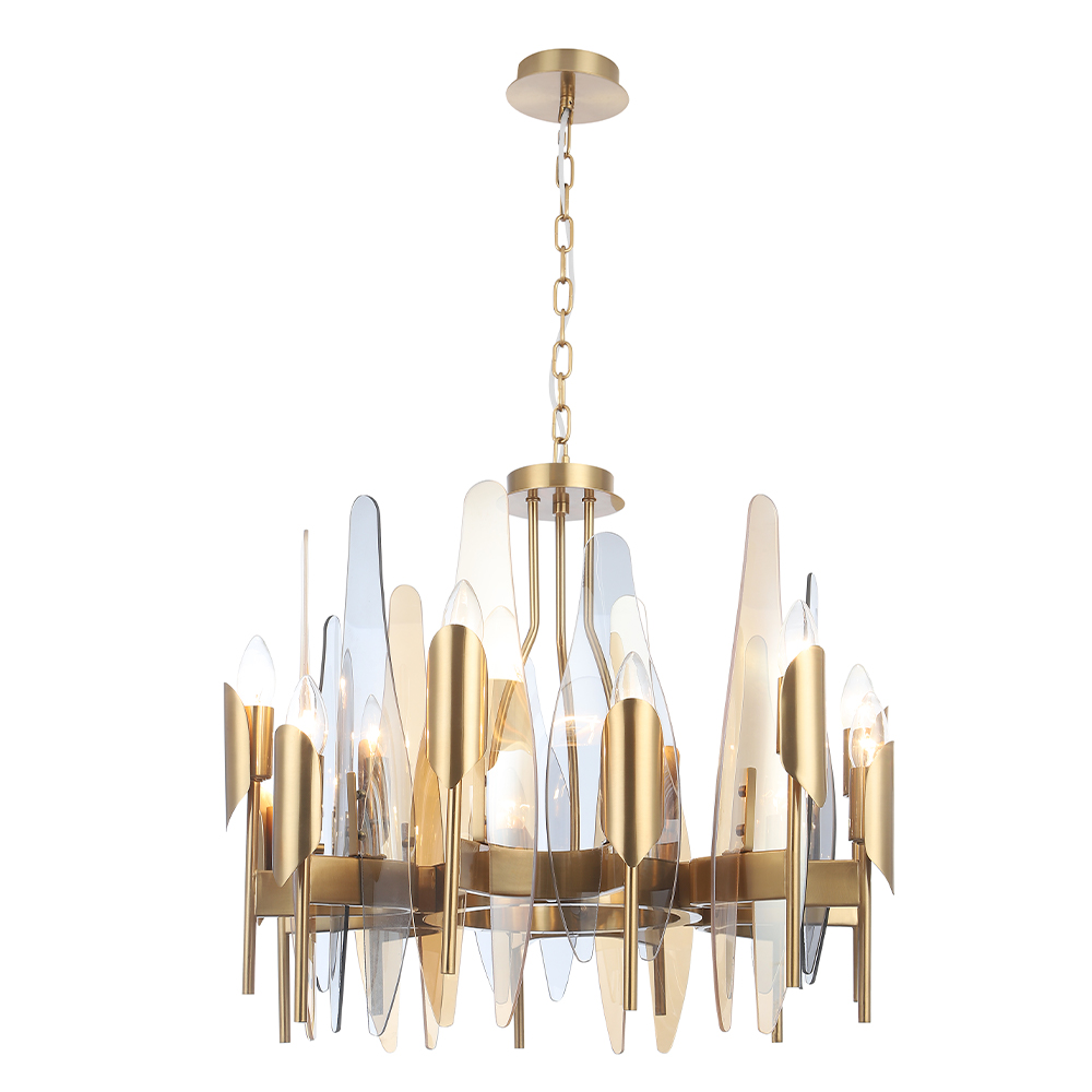 Люстра crystal lux casa sp-pl12 brass