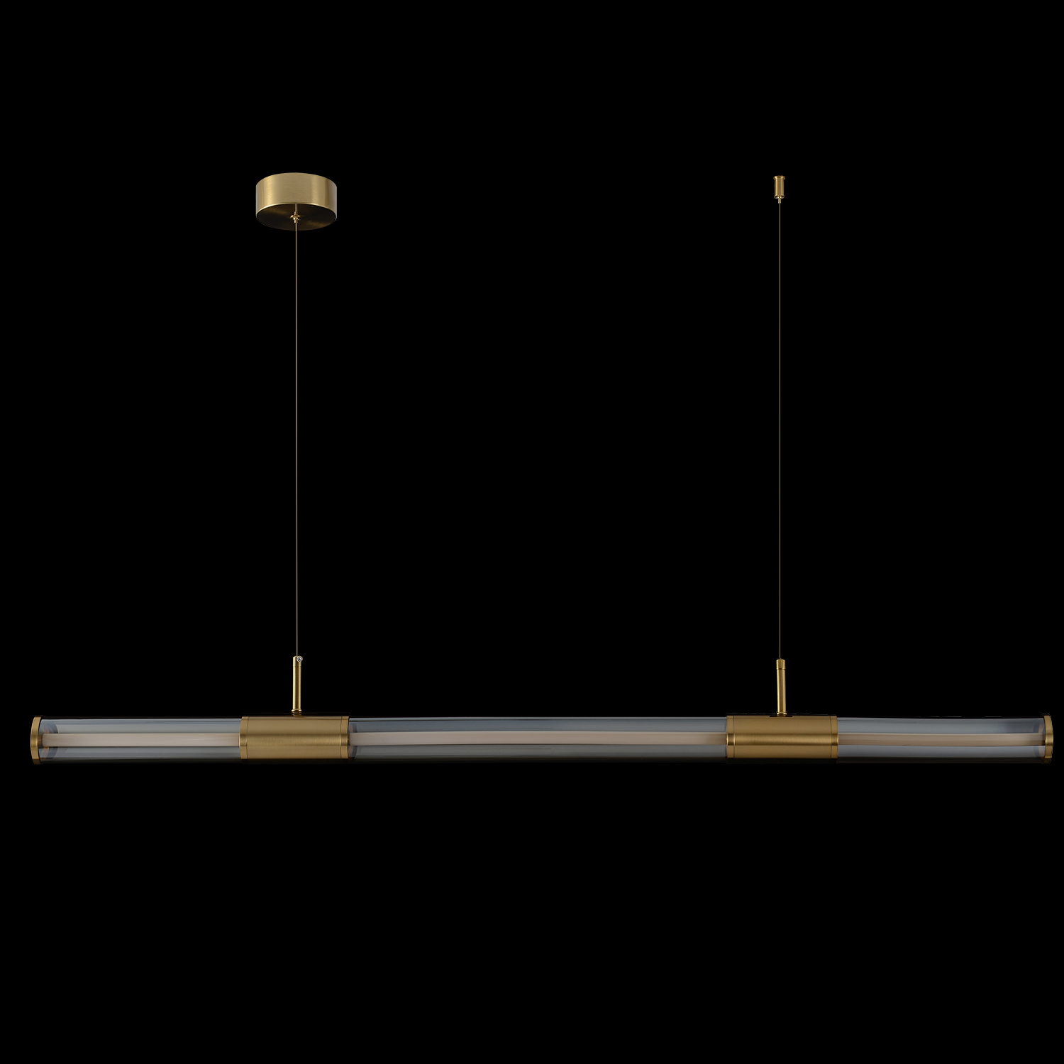 Светильник подвесной Crystal Lux LINEUP SP24W LED BRASS