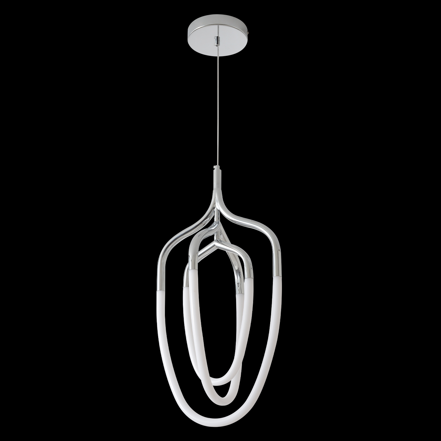 Светильник подвесной crystal lux pera sp50w led chrome