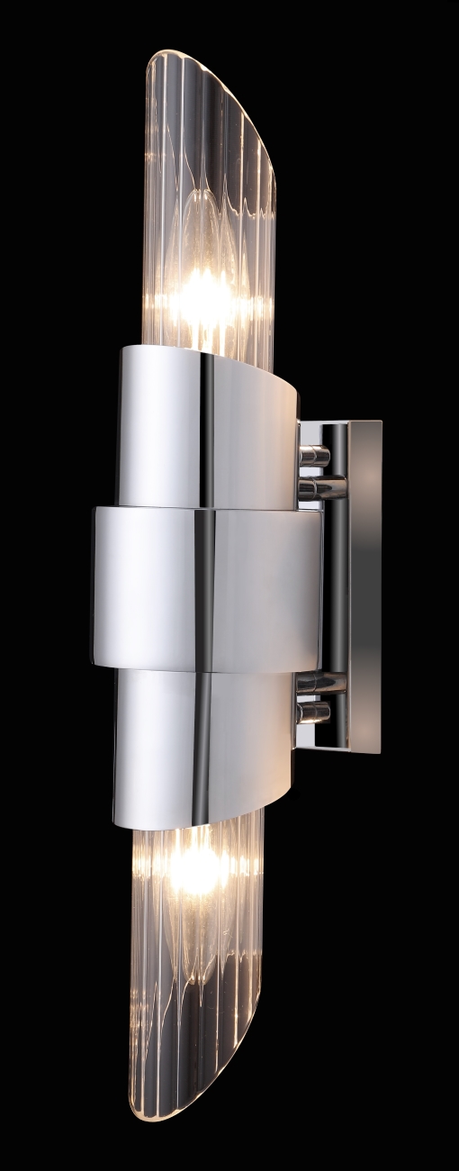Бра crystal lux justo ap2 chrome
