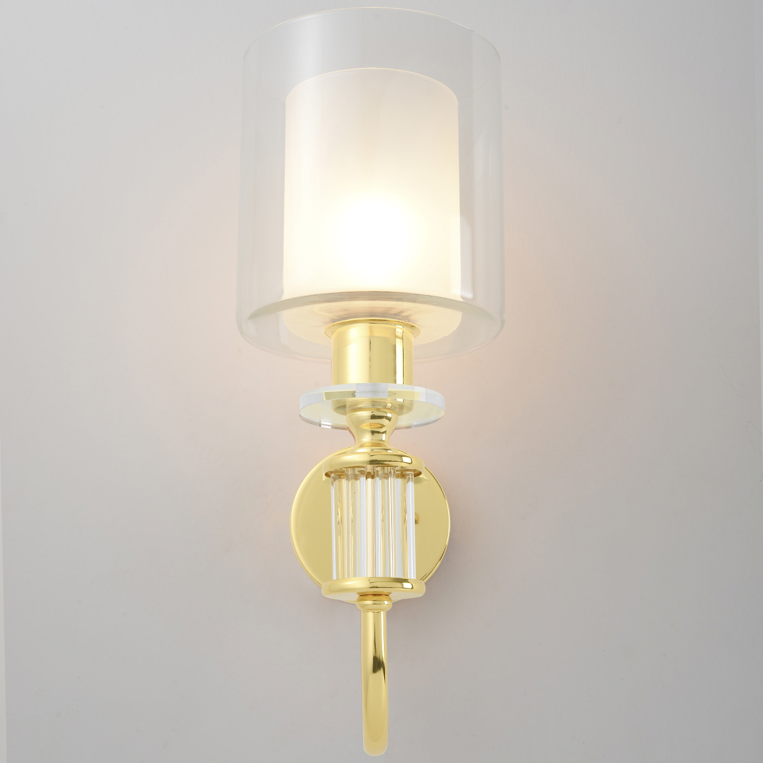 Бра crystal lux elena ap1 gold