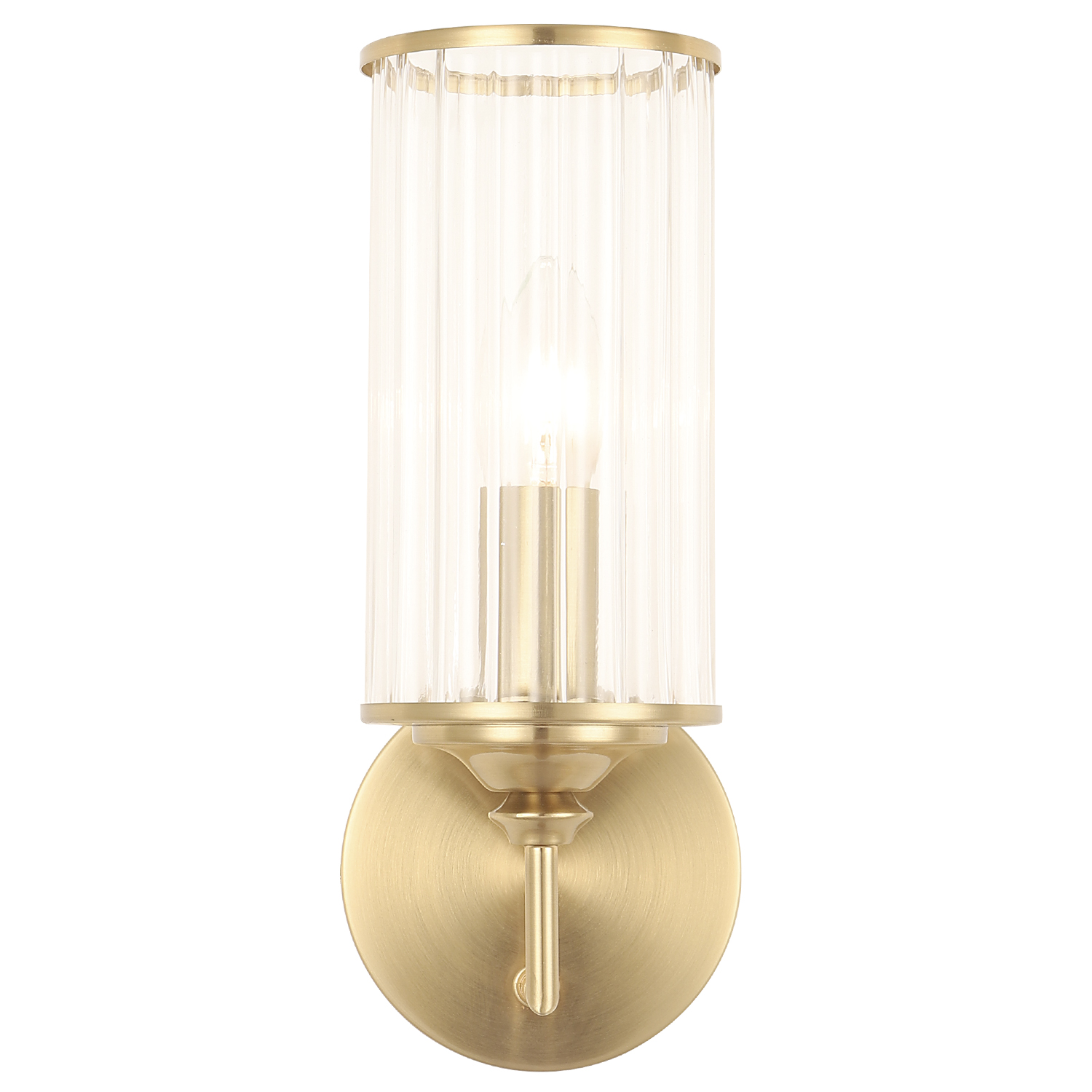 Бра crystal lux gloria ap1 brass