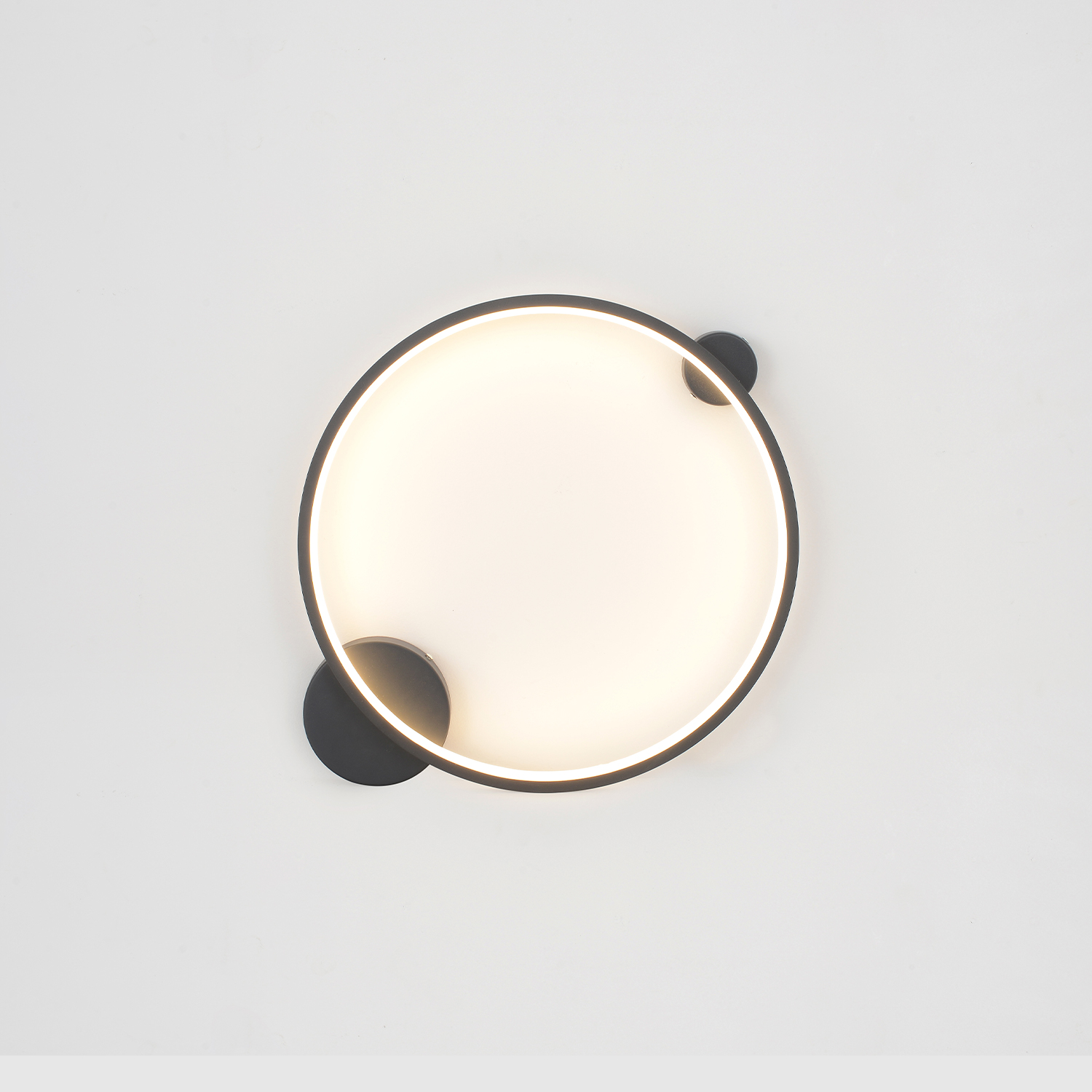 Бра crystal lux real ap18w led black