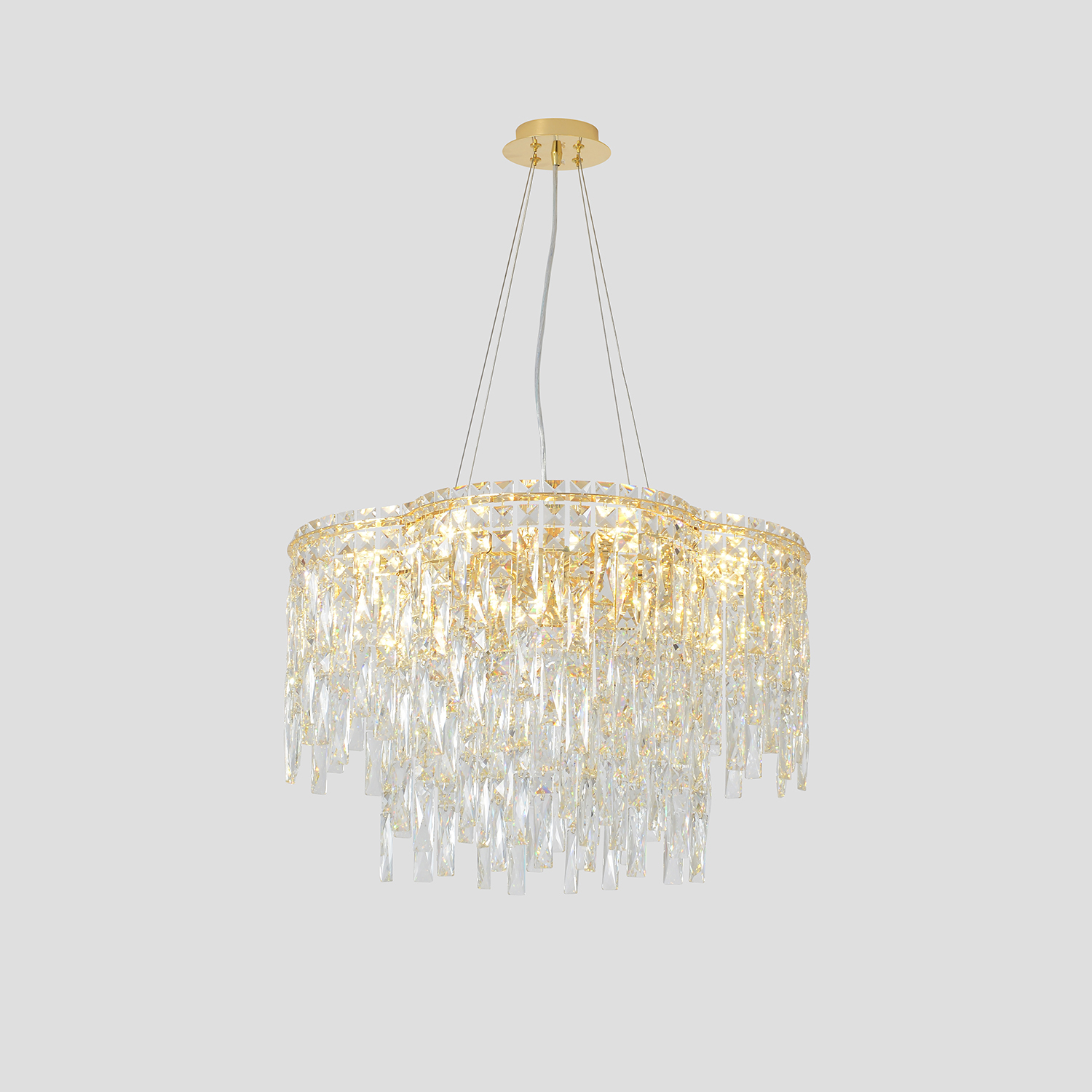 Люстра crystal lux abril sp12 gold