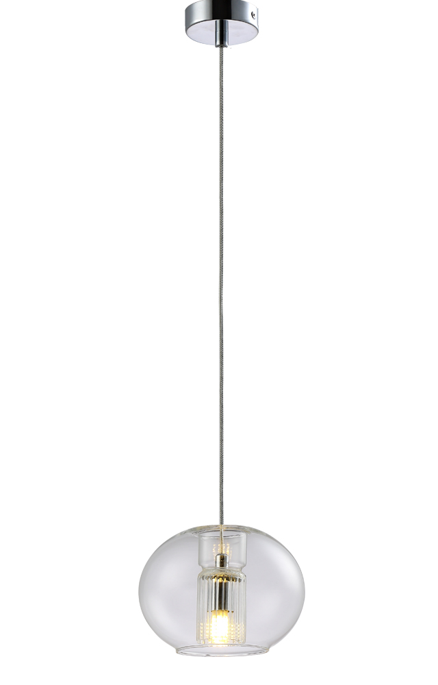 Светильник подвесной Crystal Lux BELEZA SP1 E CHROME | Сrystal Lux