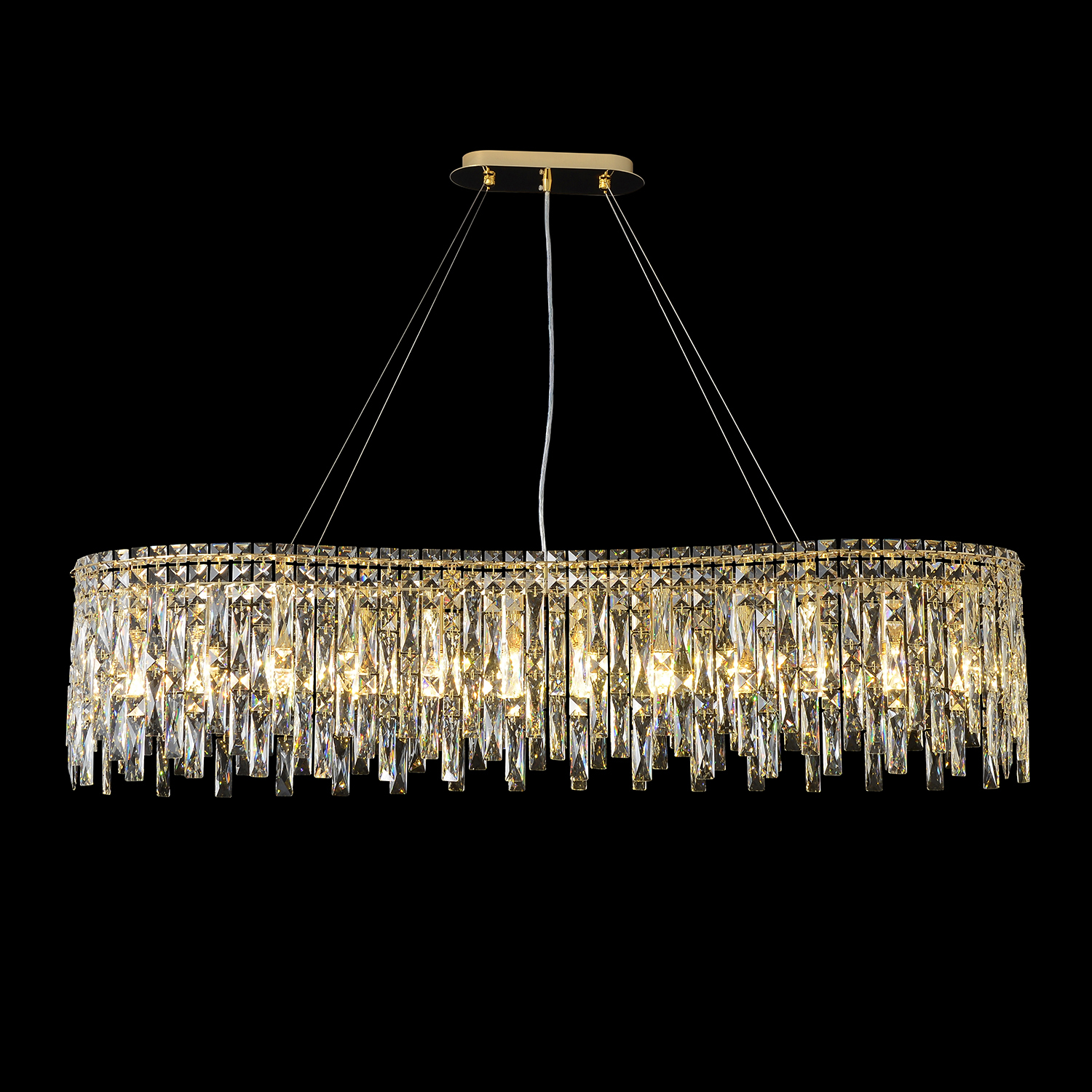Люстра crystal lux abril sp12 l1200 gold