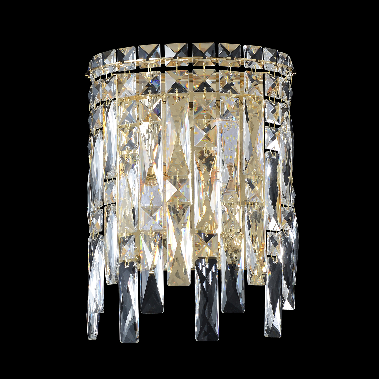 Бра crystal lux abril ap2 gold