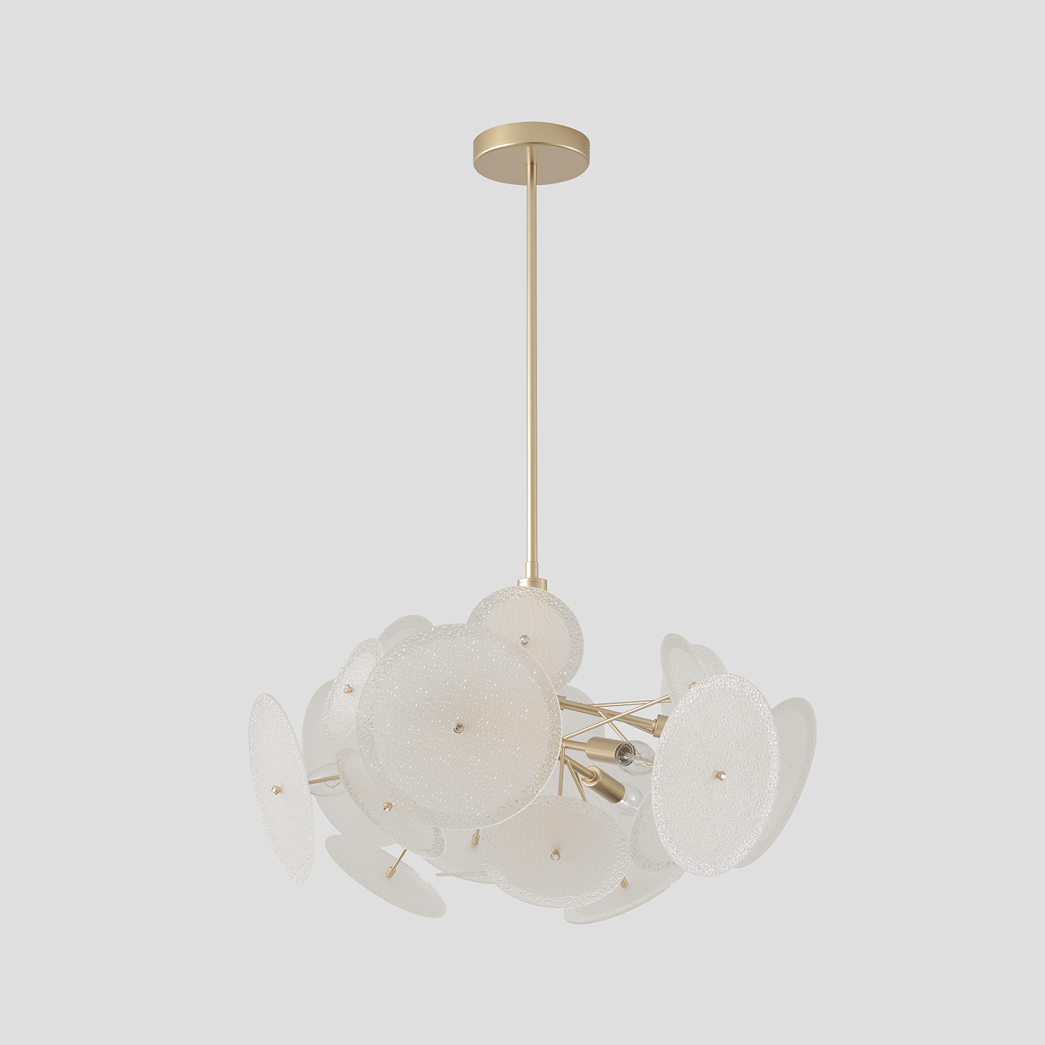 Люстра crystal lux dandelion sp6 gold