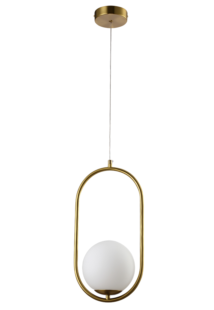 Светильник подвесной crystal lux calle sp1 brass