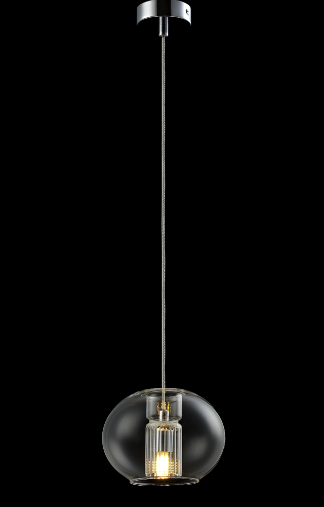 Светильник подвесной Crystal Lux BELEZA SP1 E CHROME | Сrystal Lux