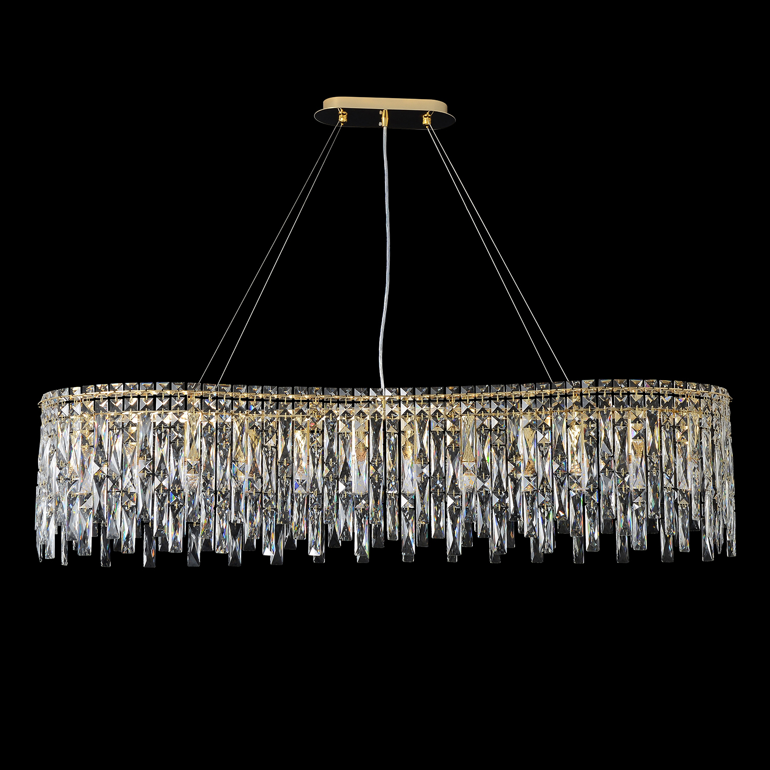 Люстра crystal lux abril sp12 l1200 gold