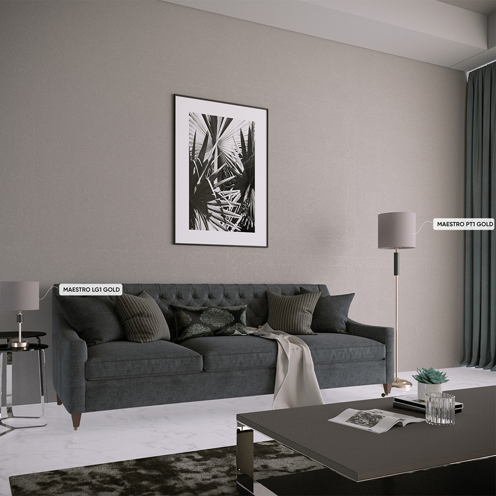 Торшеры crystal lux maestro pt1 gold
