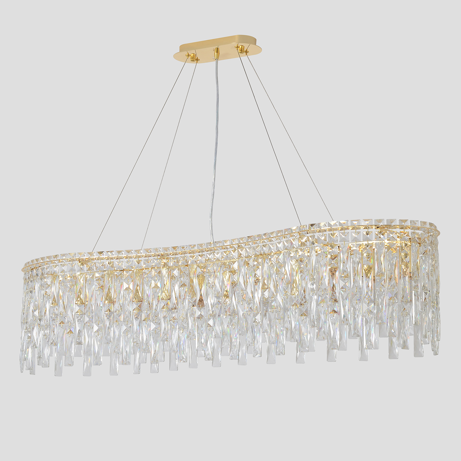 Люстра crystal lux abril sp12 l1200 gold