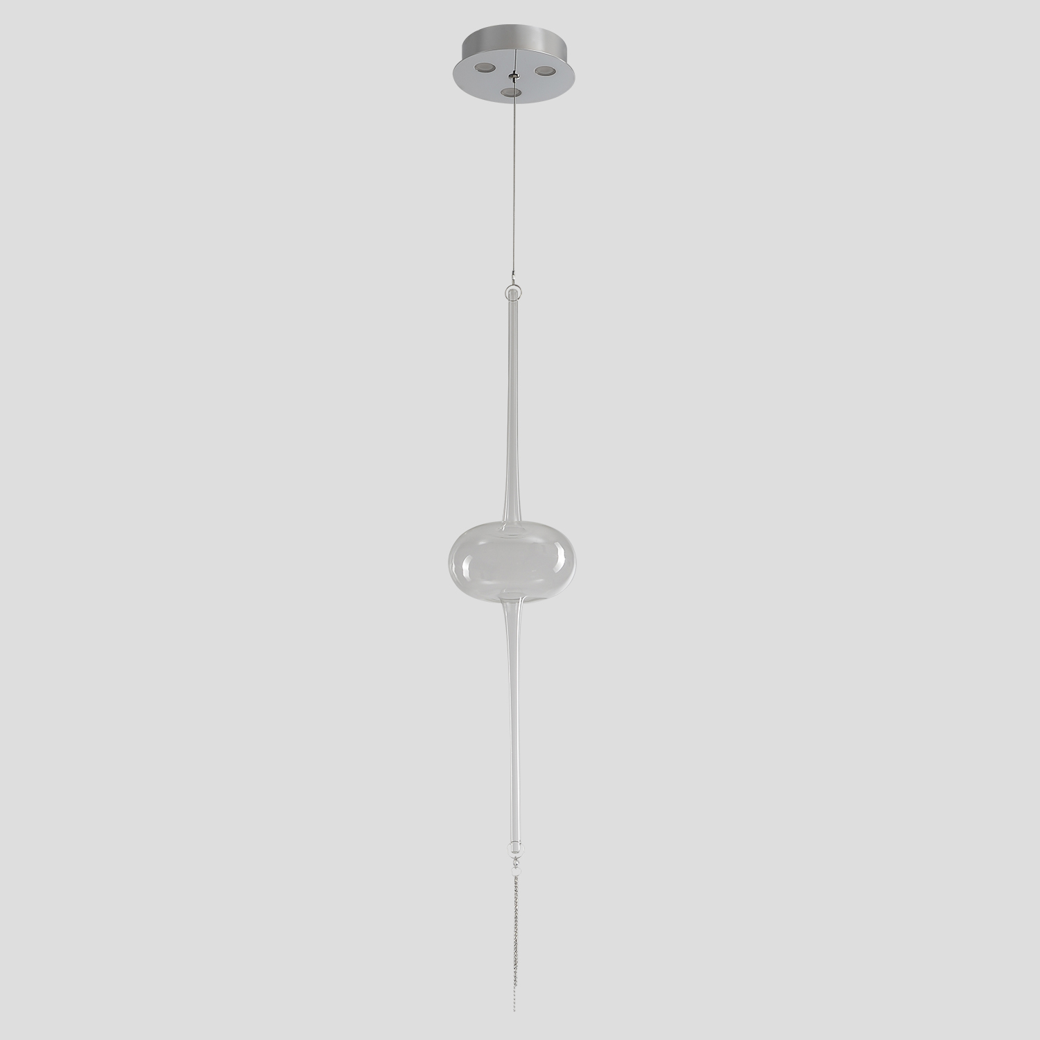 Светильник подвесной Crystal Lux GLASS SP3W LED CHROME
