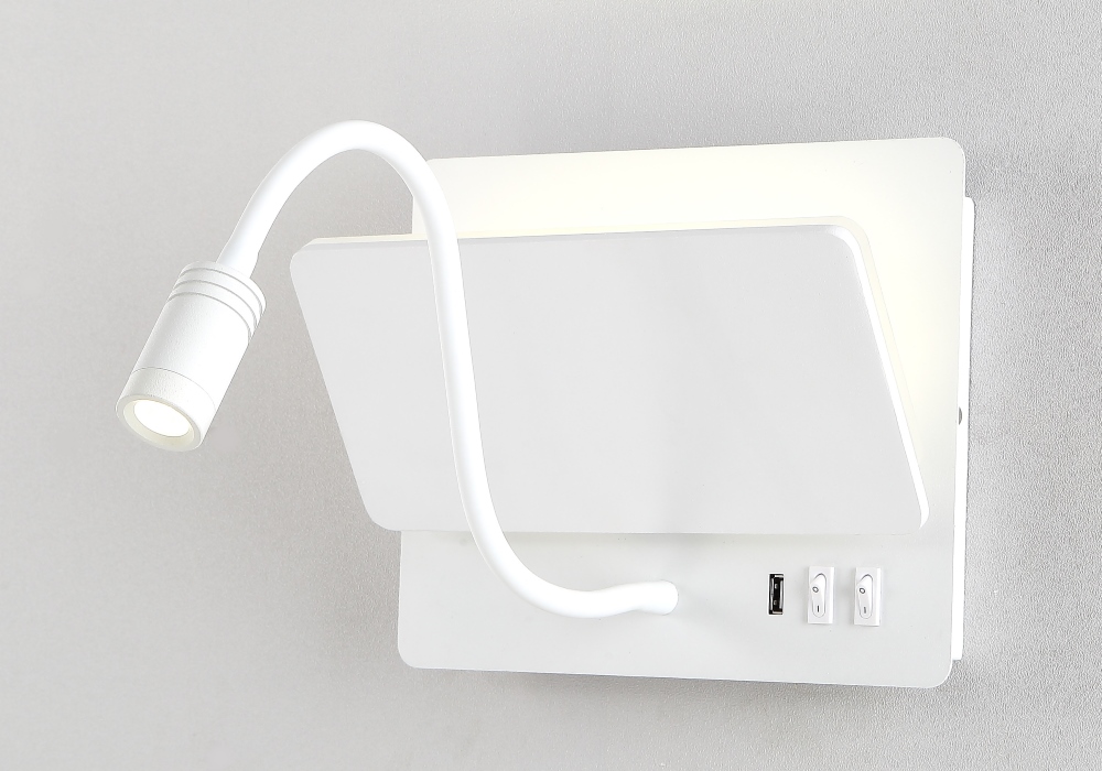 Бра CLT 226W250USB WH