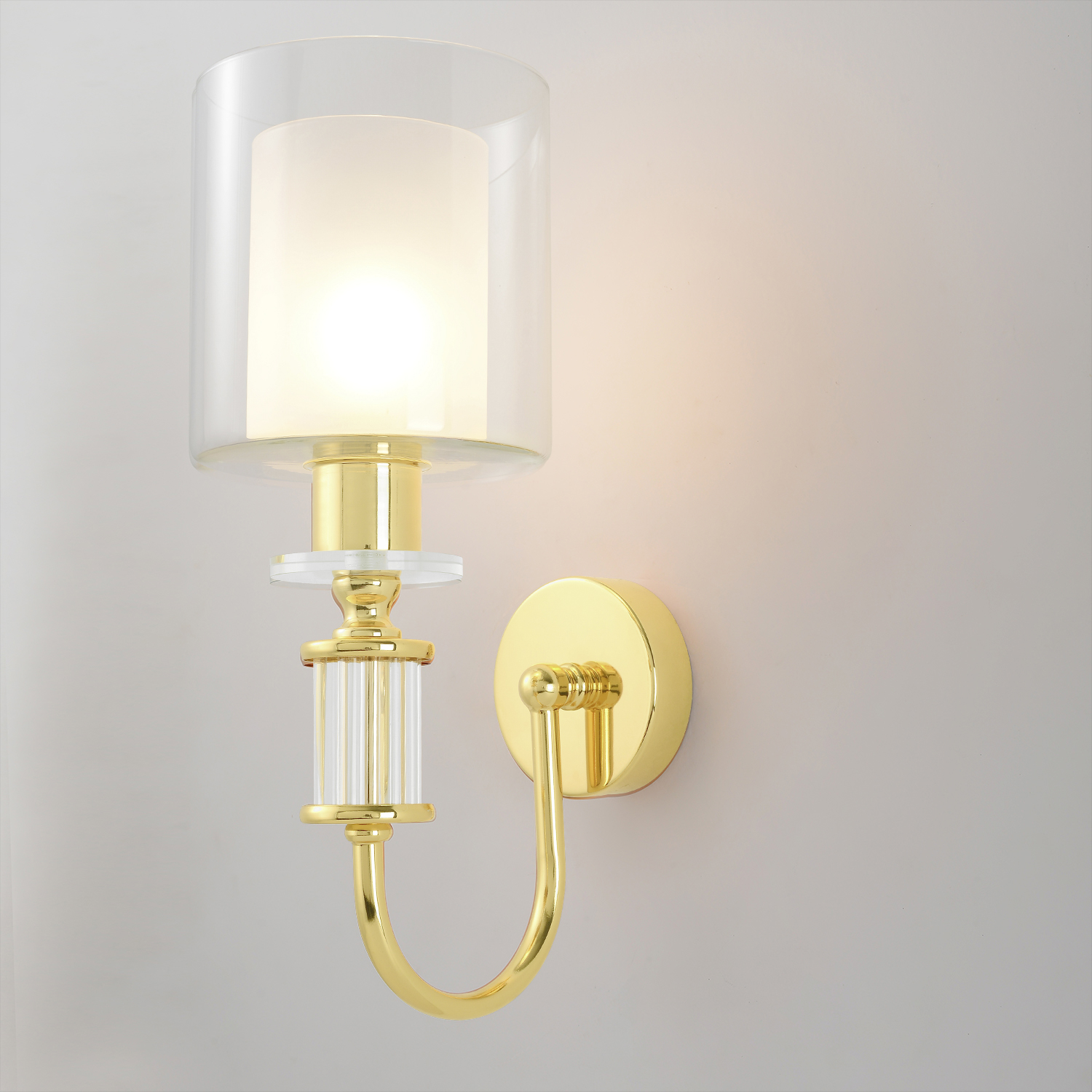 Бра crystal lux elena ap1 gold