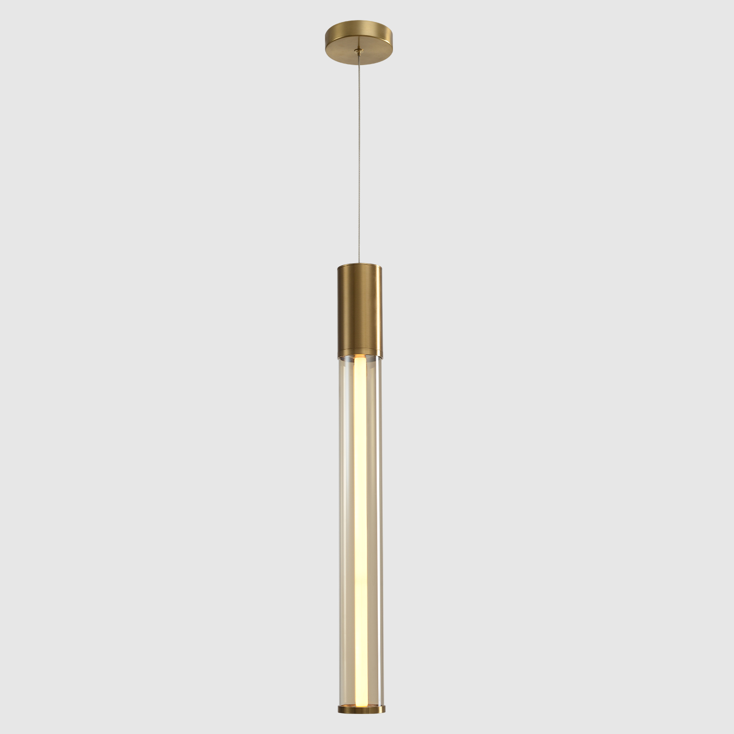 Светильник подвесной crystal lux lineup sp11w led brass