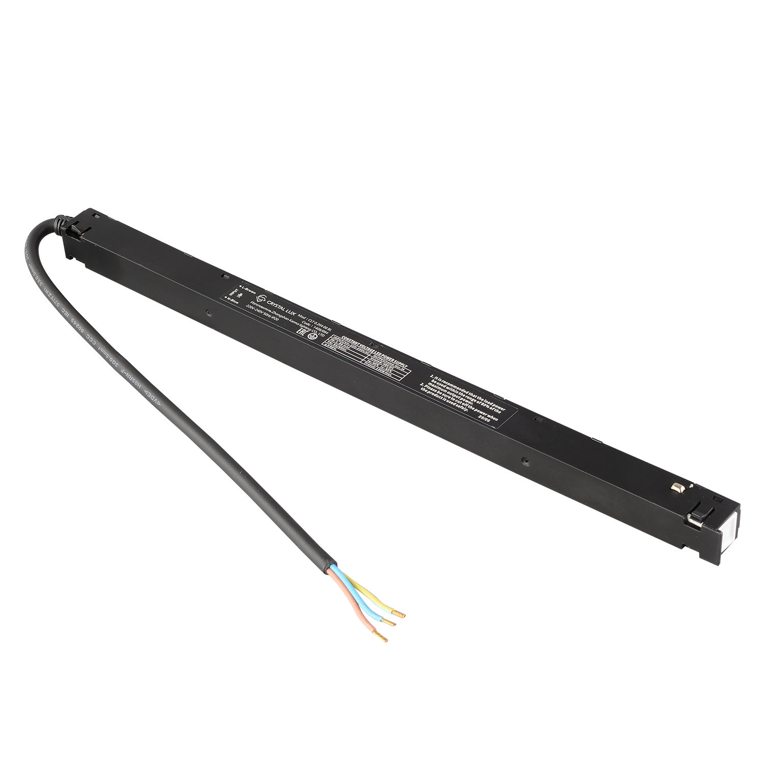 Драйвер для магнитного шинопровода 48v, 150w crystal lux clt 0.204 08 bl