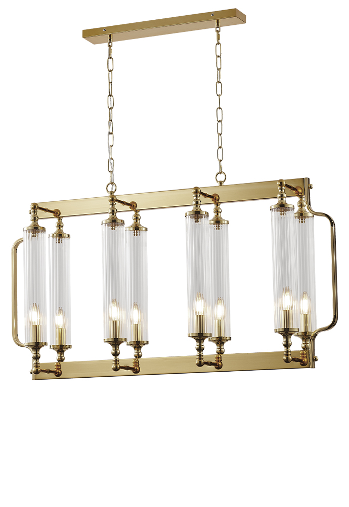 Люстра crystal lux tomas sp8 l1000 brass