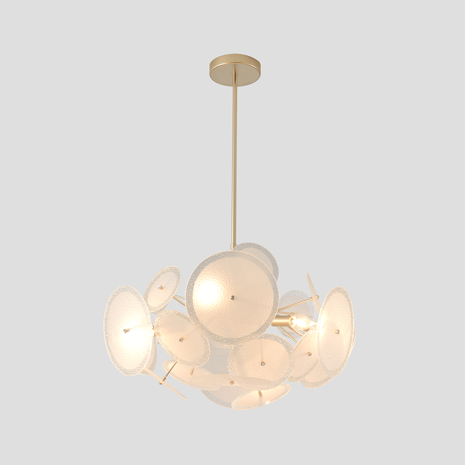 Люстра crystal lux dandelion sp6 gold