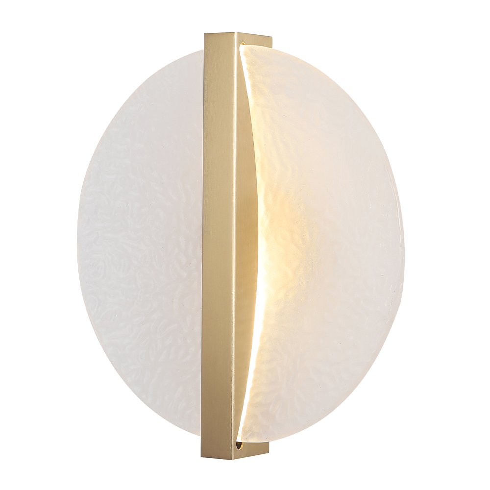 Бра crystal lux agosto ap5w led brass