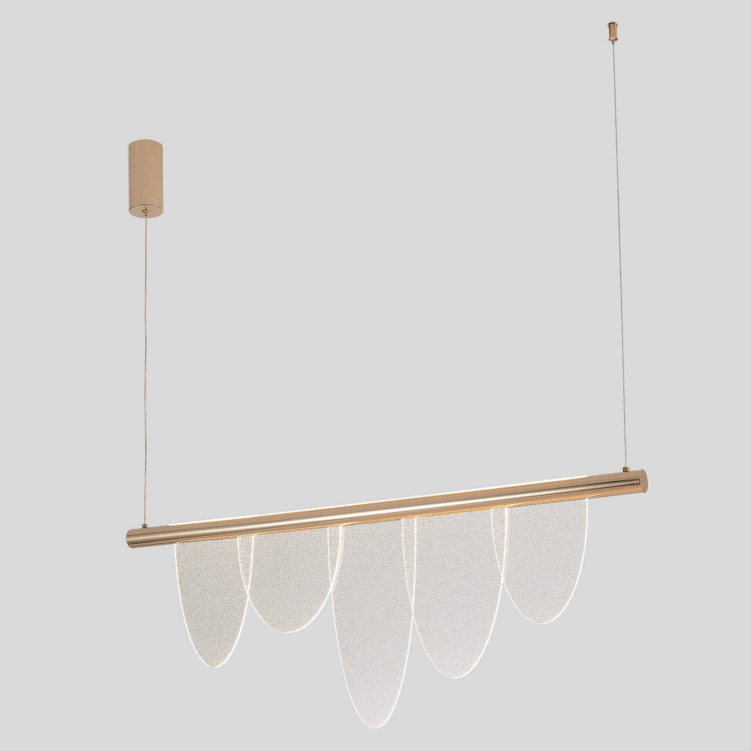 Светильник подвесной crystal lux valentin sp22w led gold