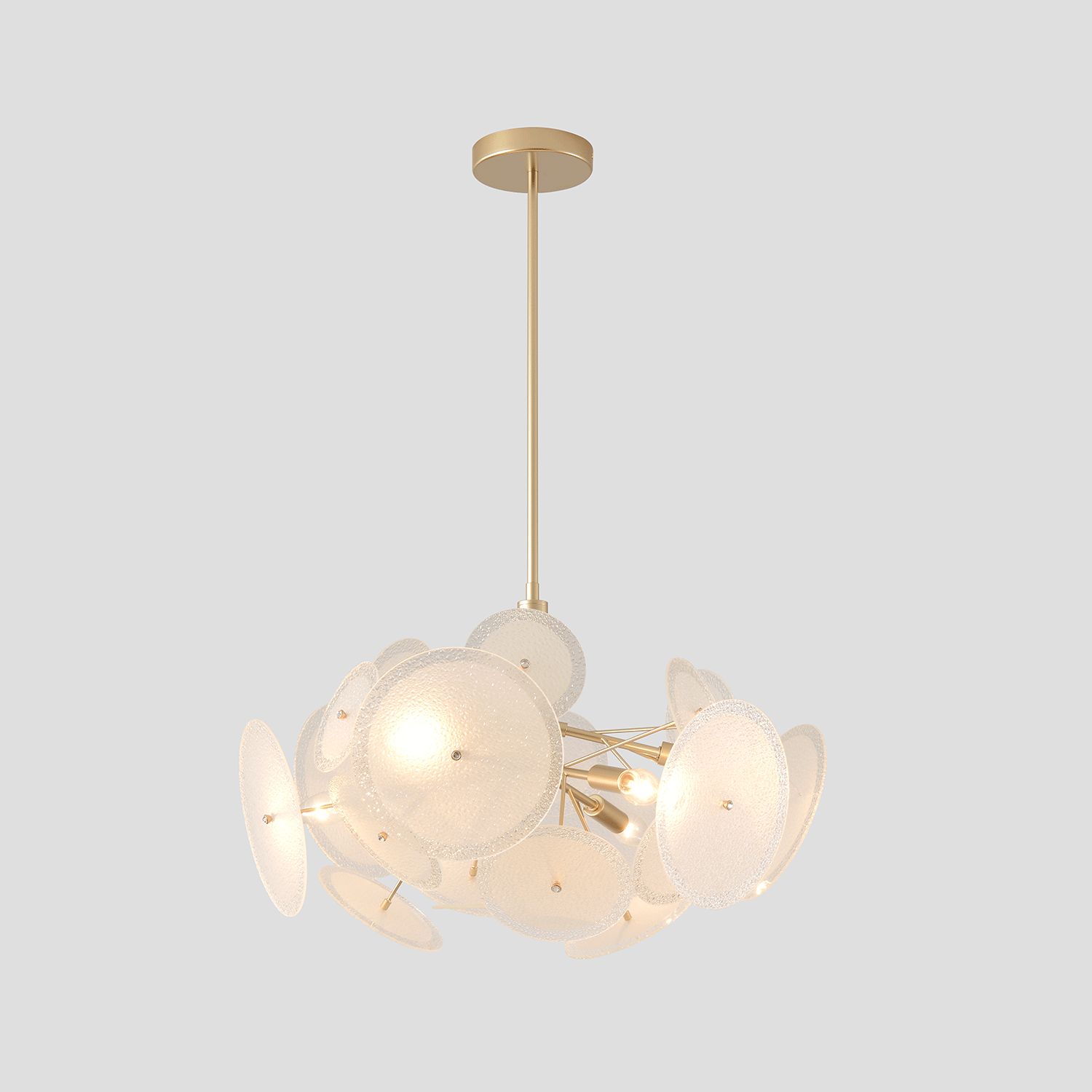 Люстра crystal lux dandelion sp6 gold