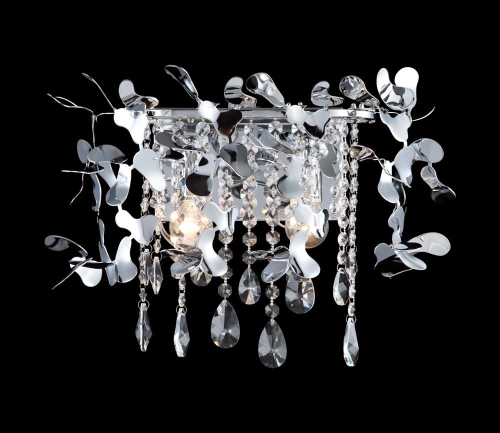 Бра crystal lux romeo ap2 chrome