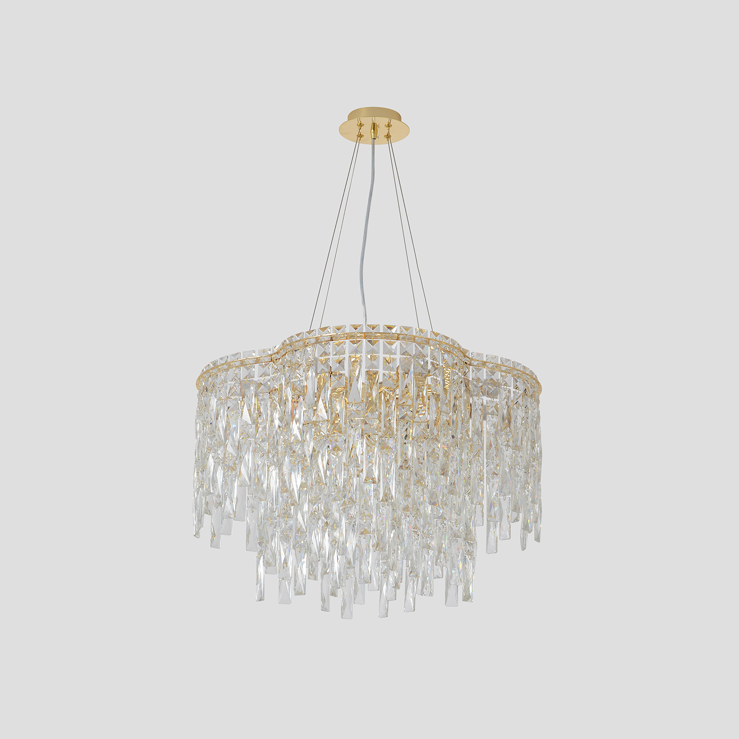 Люстра crystal lux abril sp12 gold