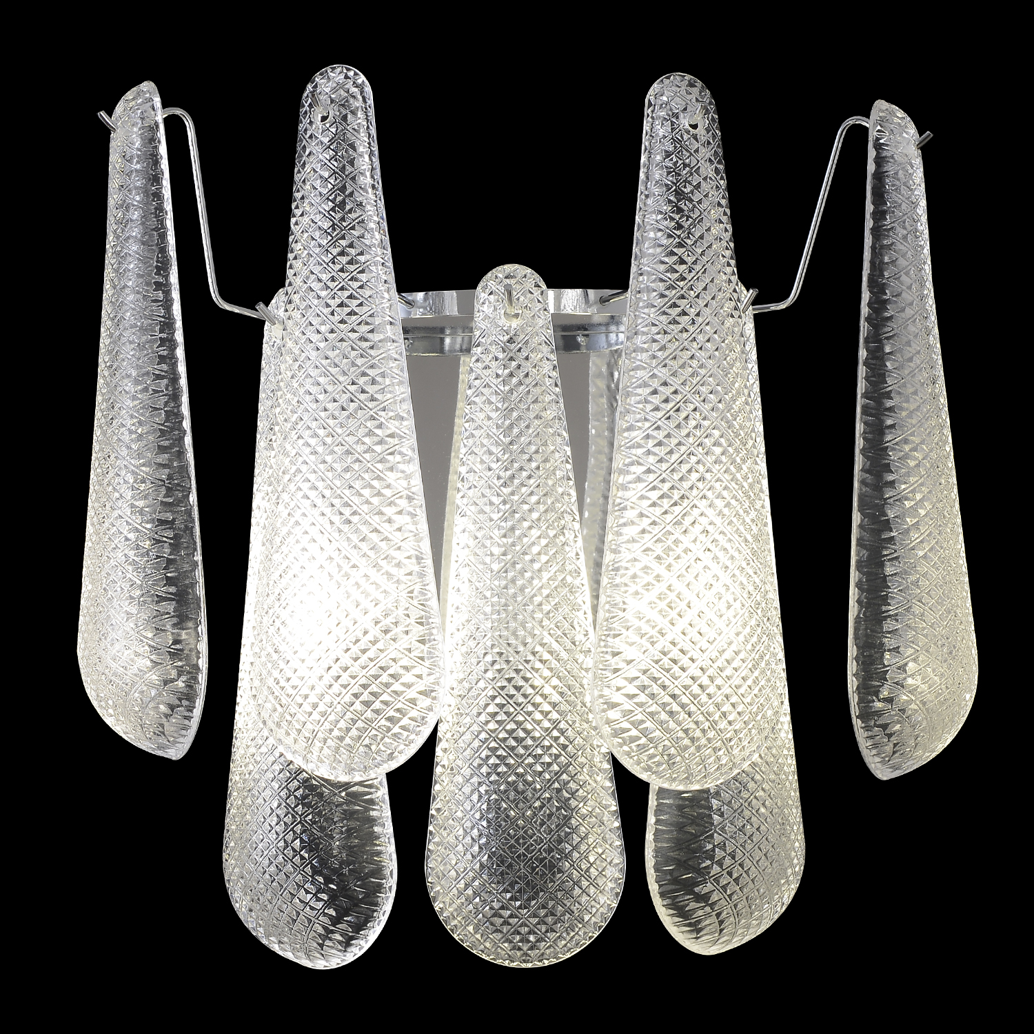 Люстра crystal lux fontain ap2 chrome