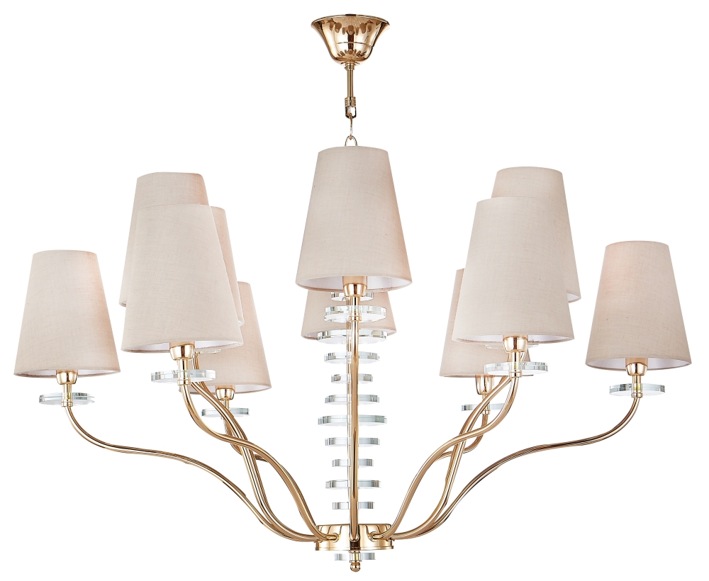 Люстра crystal lux armando sp6+6 gold