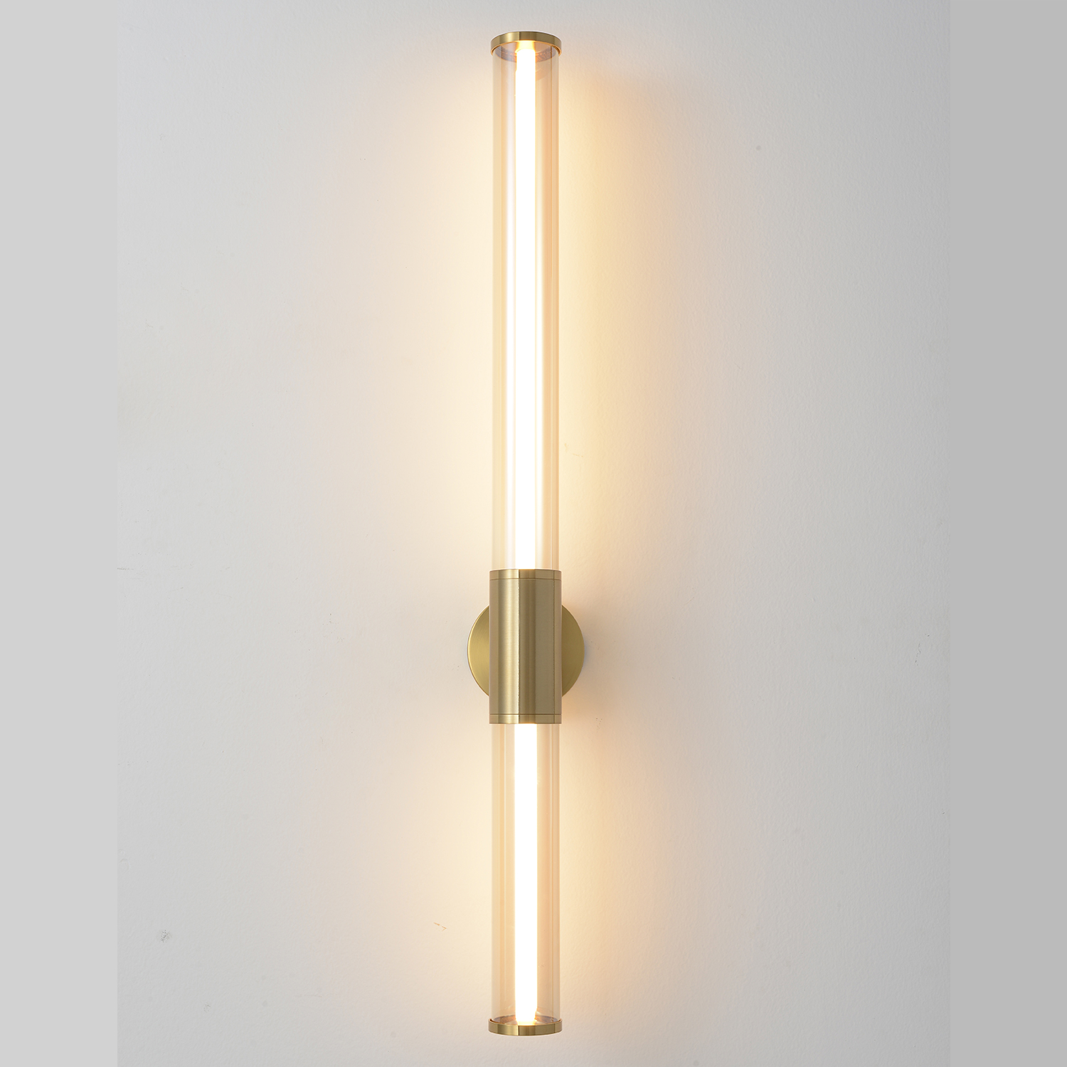 Бра crystal lux lineup ap18w led brass