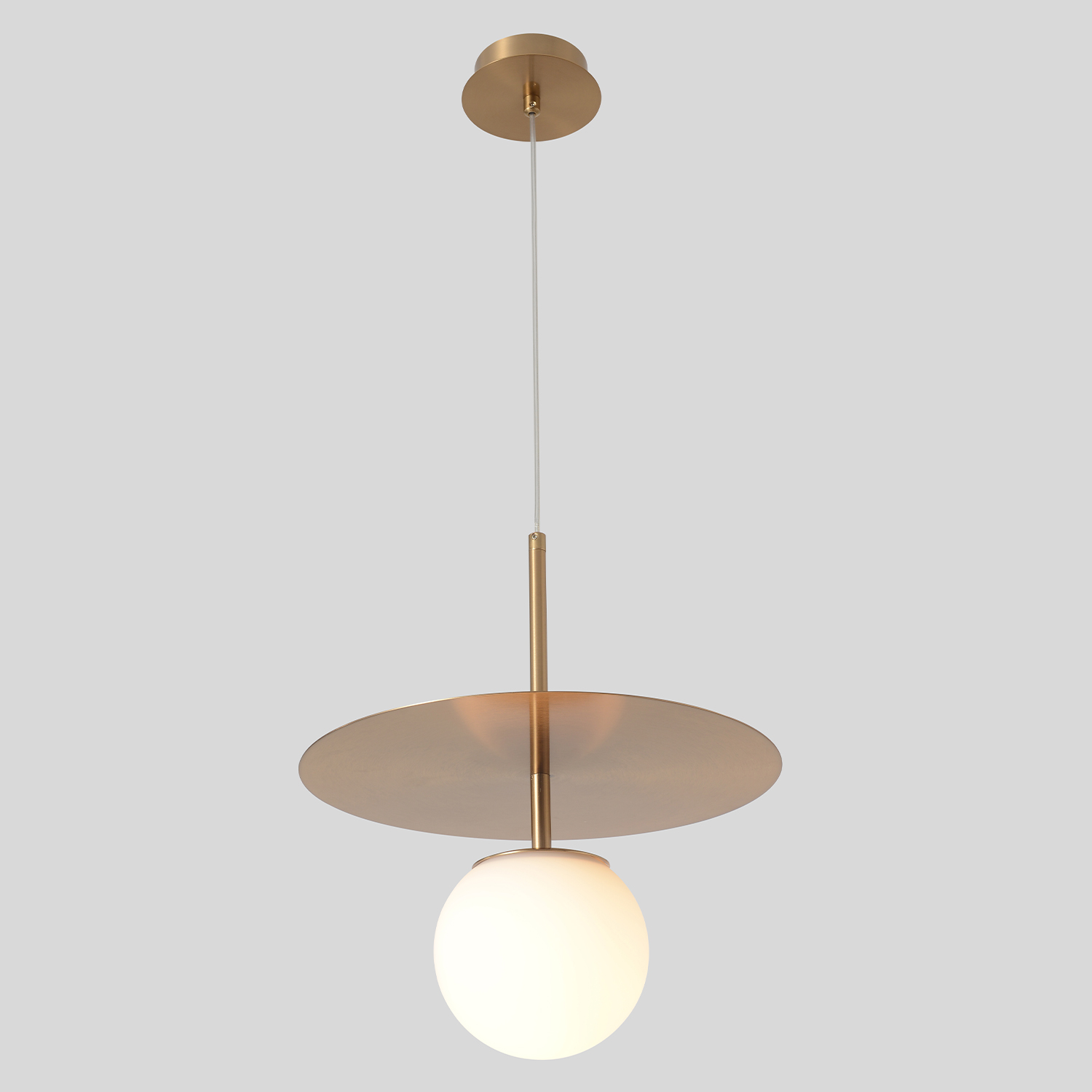 Светильник подвесной crystal lux uva sp1.1 brass