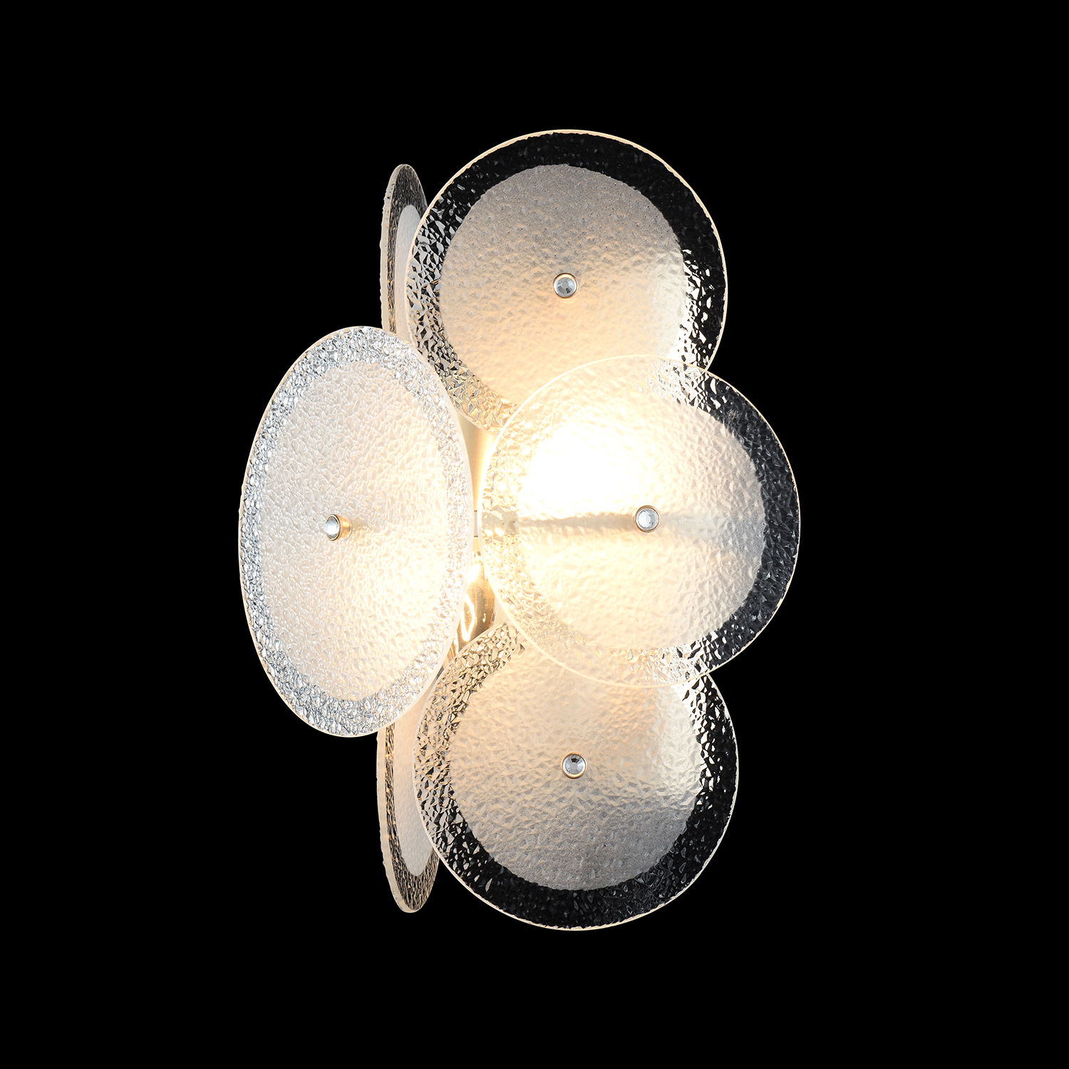 Бра crystal lux dandelion ap2 gold