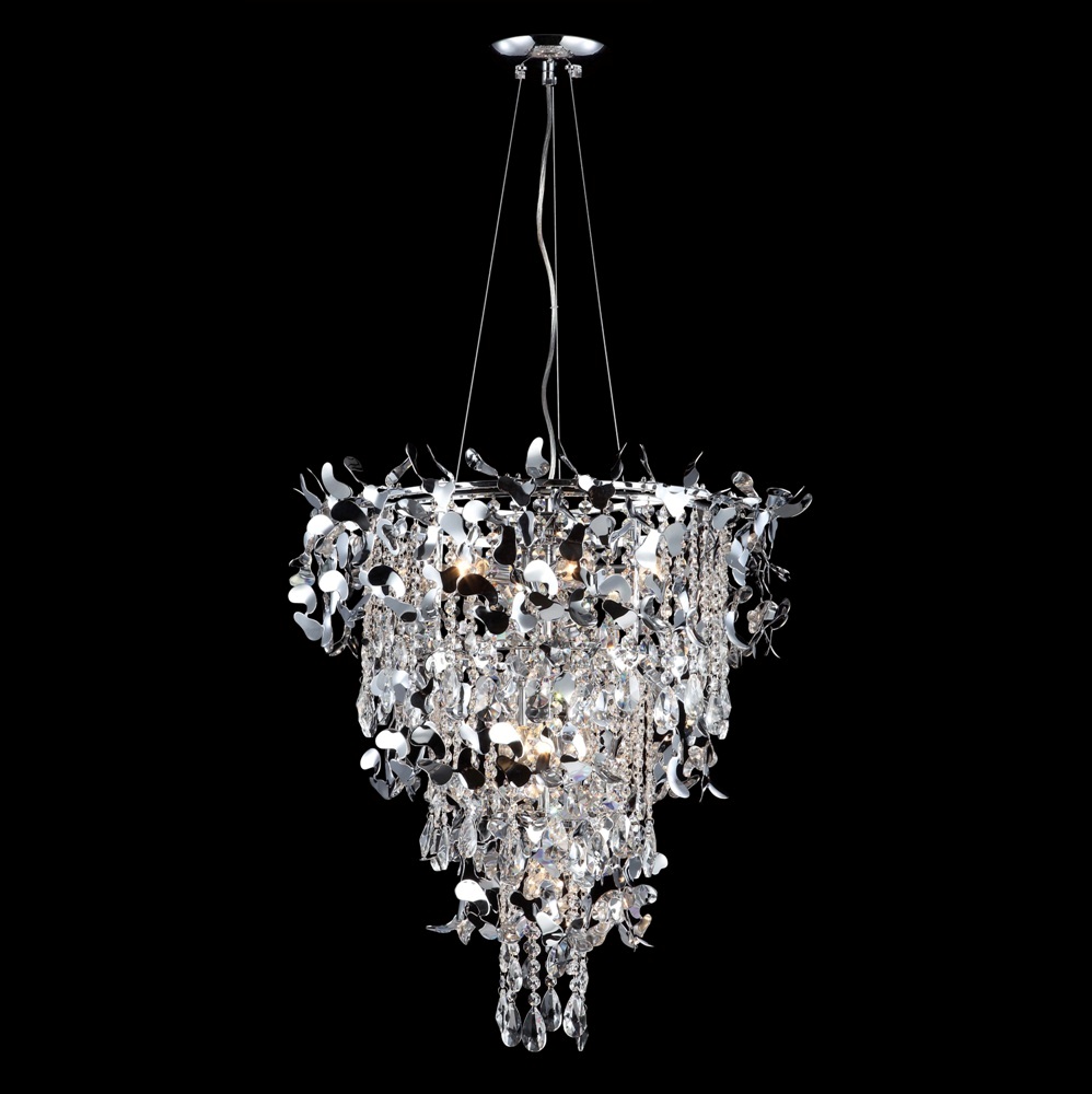 Люстра crystal lux romeo sp10 chrome d600