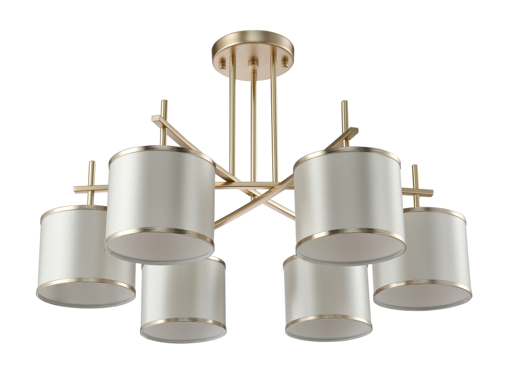 Люстра crystal lux sergio pl6 gold