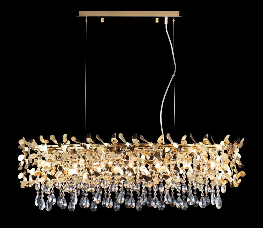 Люстра crystal lux romeo sp8 gold l1000