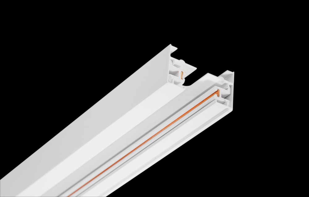 Шинопровод однофазный с питанием и заглушкой crystal lux clt 0.11 01 l3000 wh