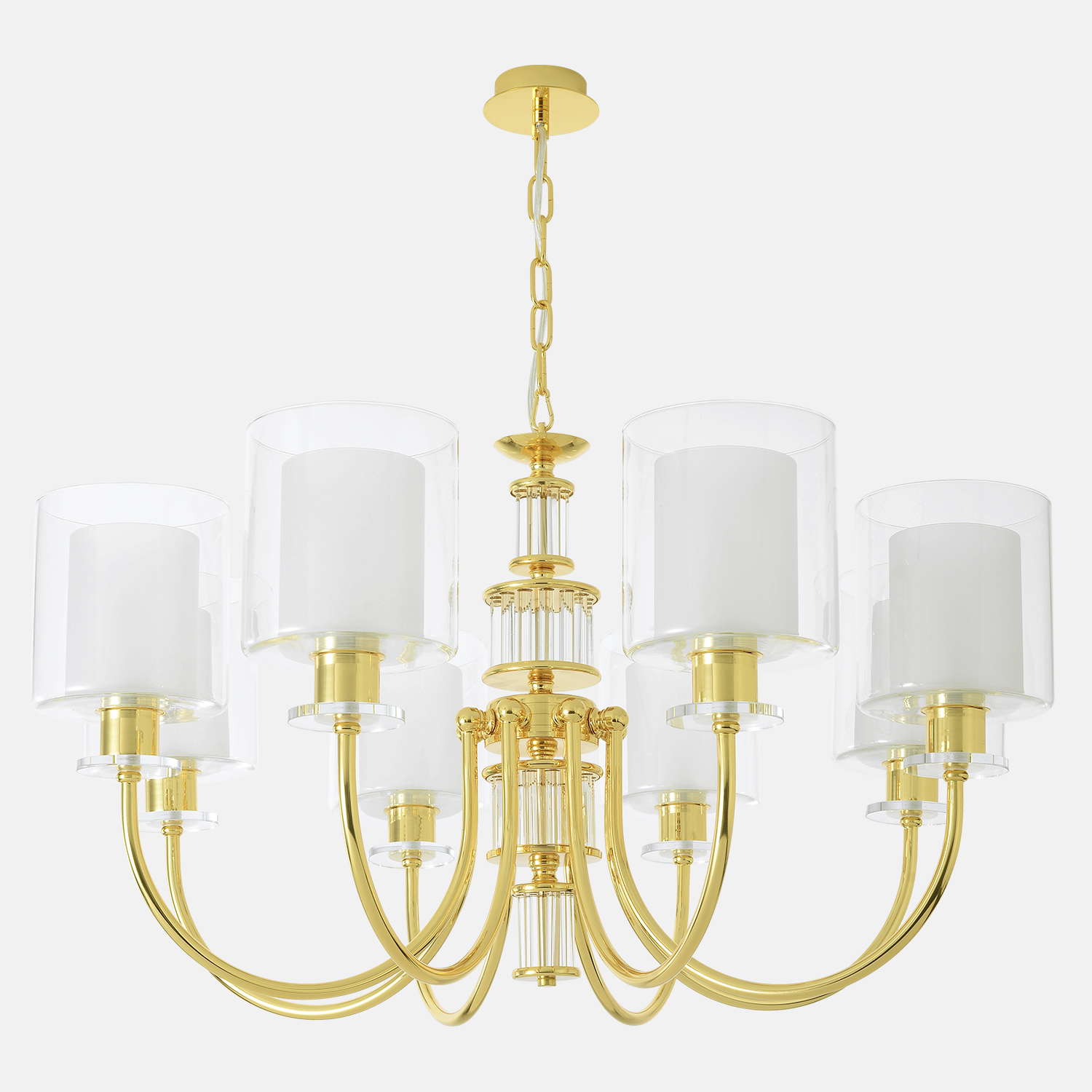 Люстра Crystal Lux ELENA SP8 GOLD